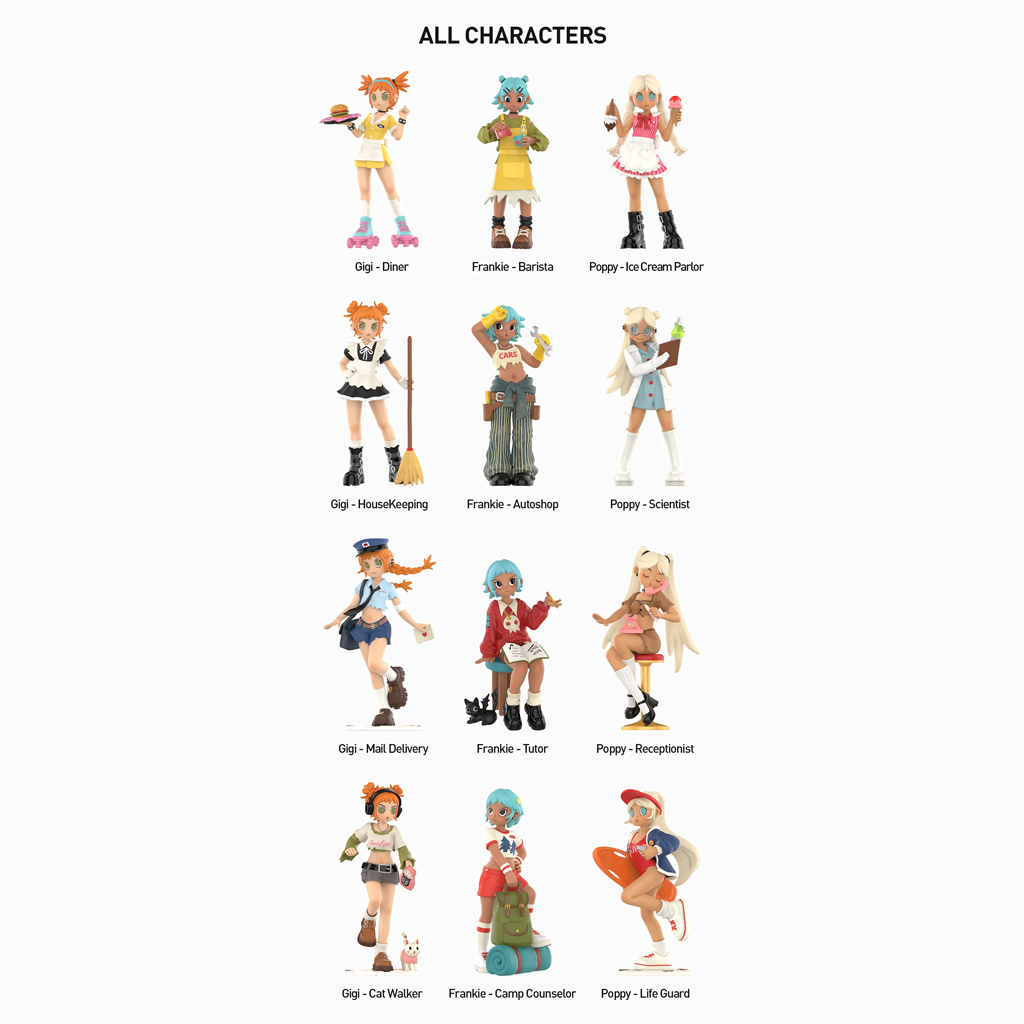 POP MART Peach Riot Rush Hour Series Figures Blind Box