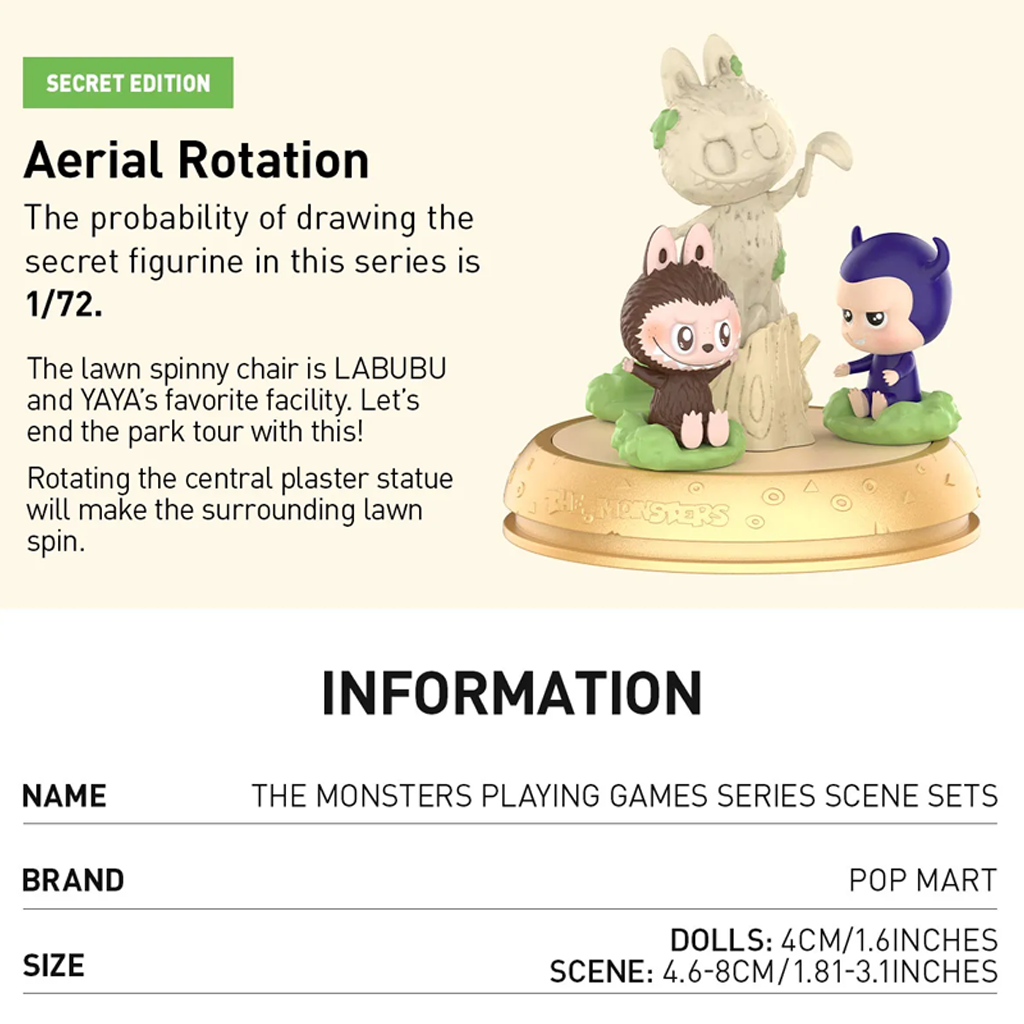 POP MART THE MONSTERS Playing Games Series - Scene Sets Blind Box