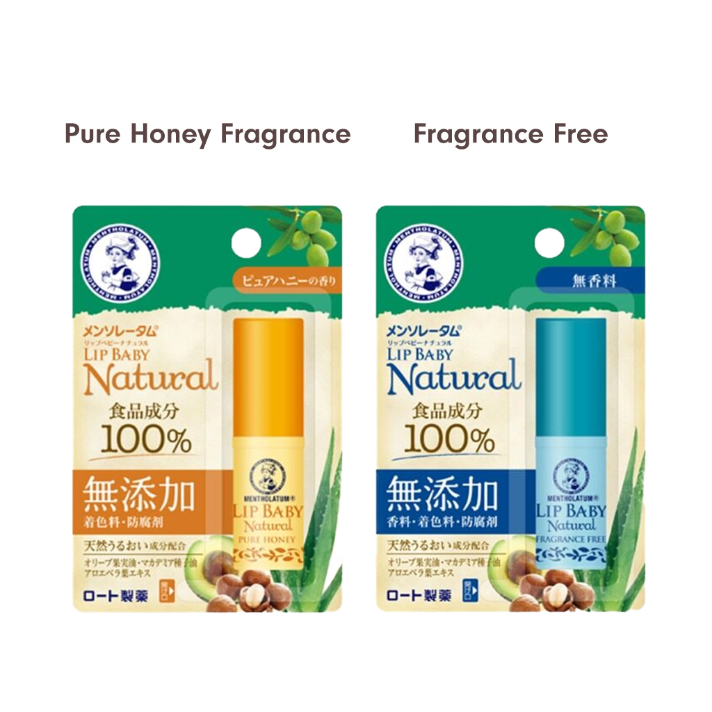 ROHTO Mentholatum Lip Baby Natural 4 g