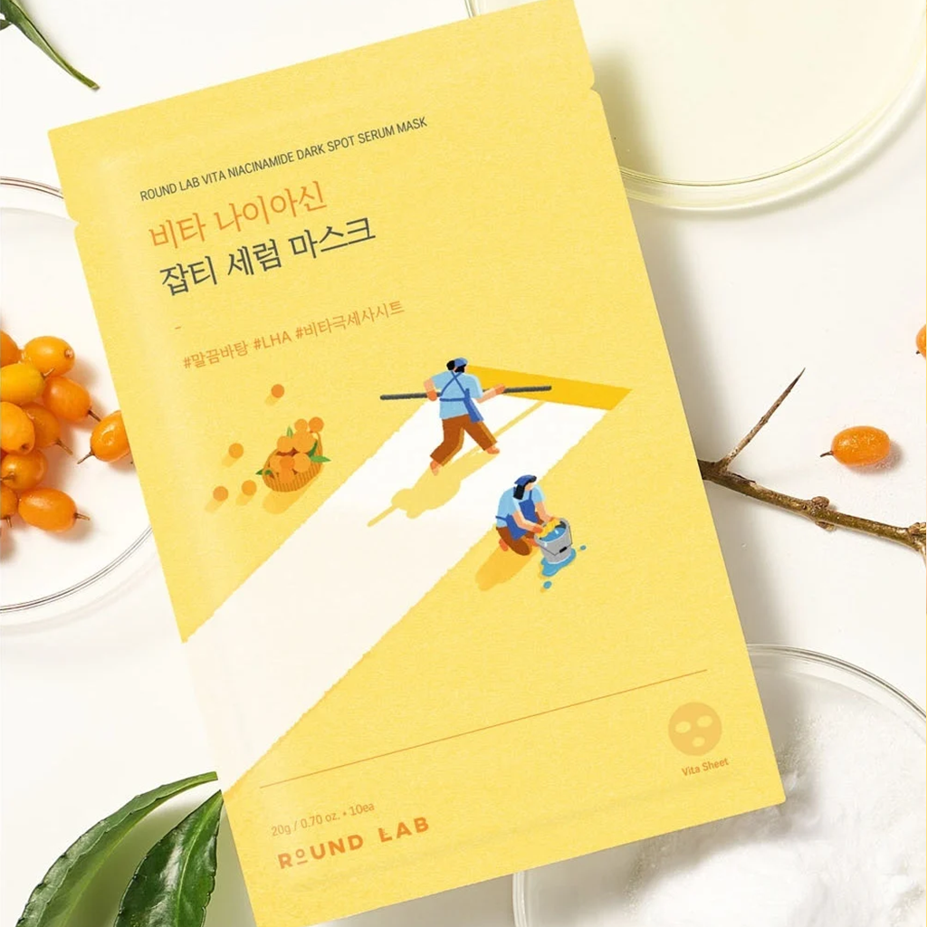 Round Lab Vita Niacinamide Dark Spot Serum Mask