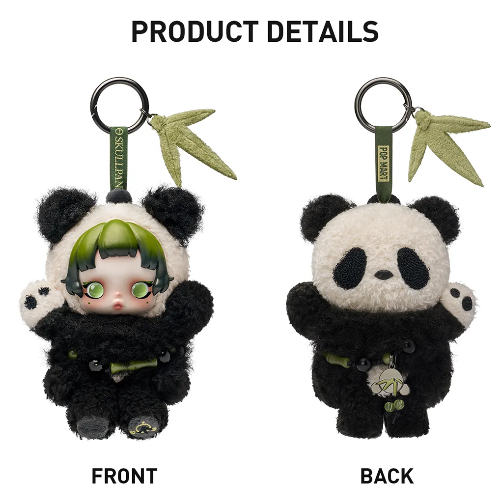 SKULLPANDA Lazy Panda Plush Doll Pendant