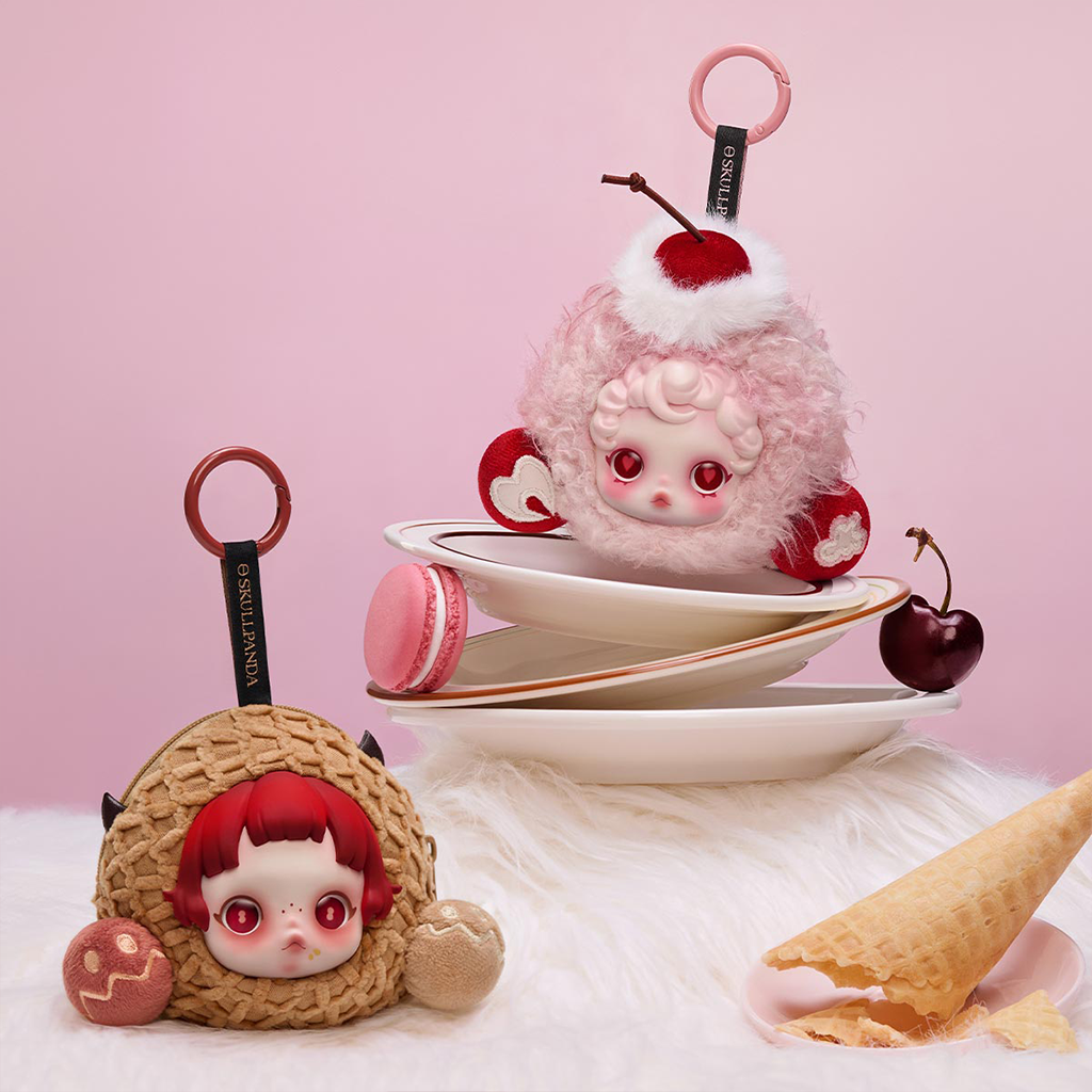 SKULLPANDA You Found Me!Series Earphone Bag-Moldy Muffin