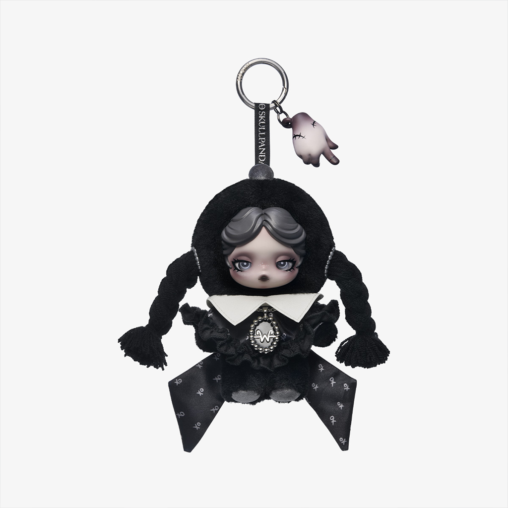SKULLPANDA × Wednesday Plush（Classic Dress Version） – LAMOUR