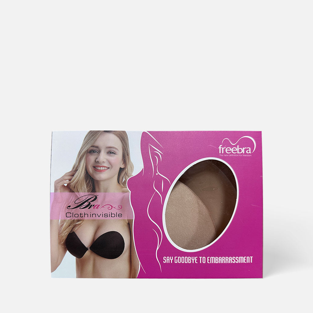 esigned for comfort, this strapless bra features skin-friendly, reusable adhesive