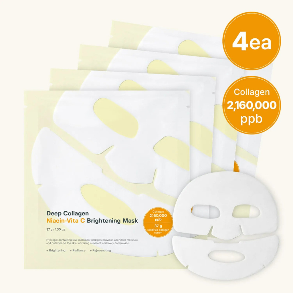 SUNGBOON EDITOR Deep Collagen Niacin Vita Glow Mask 4 pcs