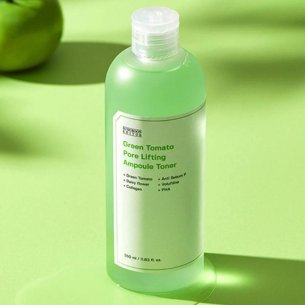 SUNGBOON EDITOR Green Tomato Pore Lifting Ampoule Toner 350 ml