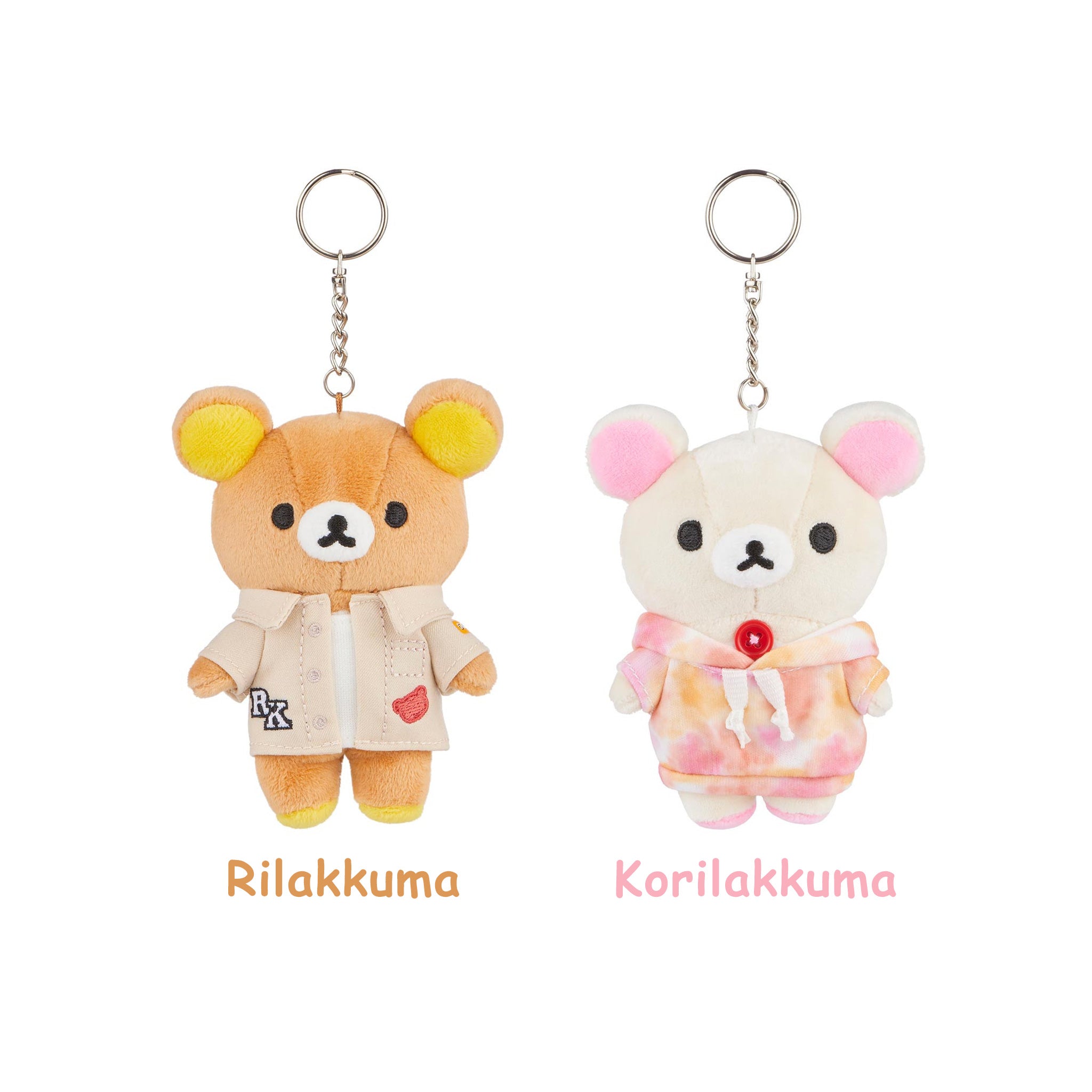 San-X Original Rilakkuma&Friend Streetwear Series Keychain Plush