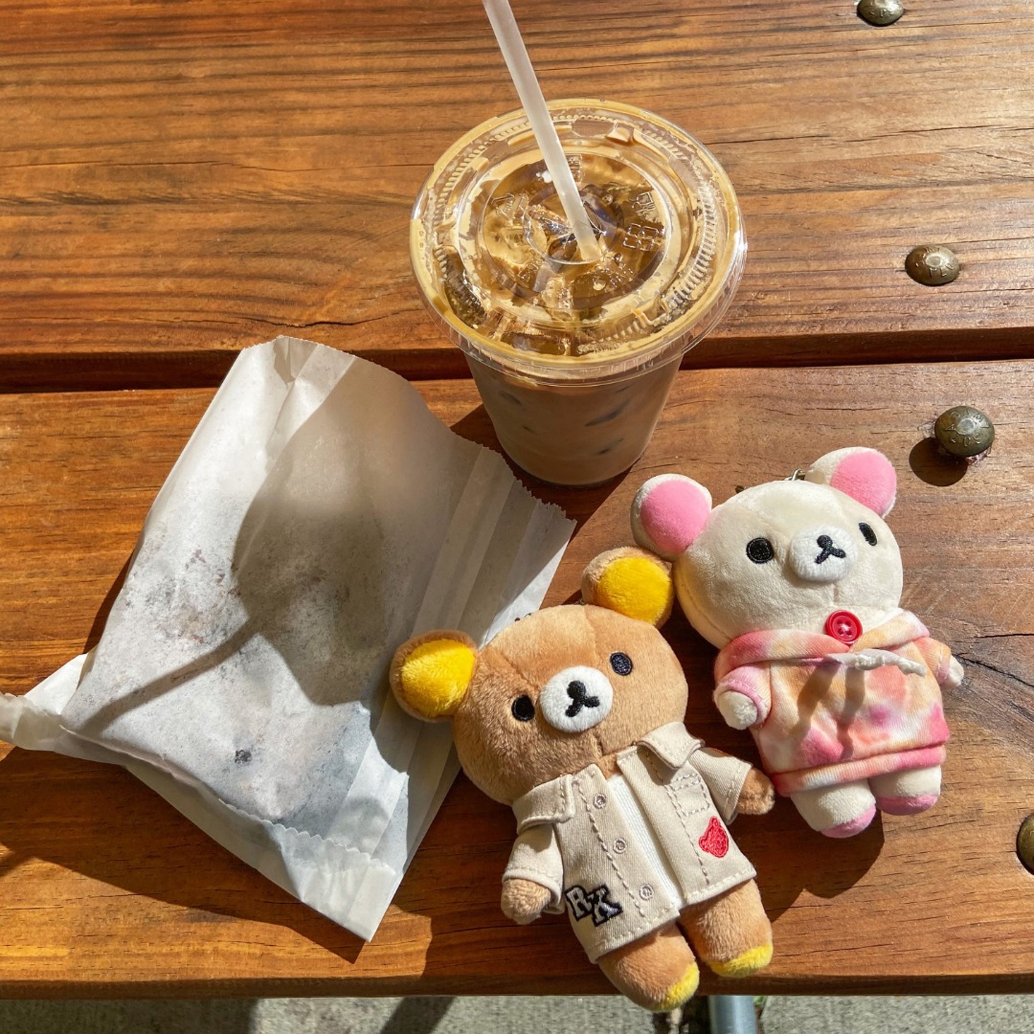 San-X Original Rilakkuma&Friend Streetwear Series Keychain Plush