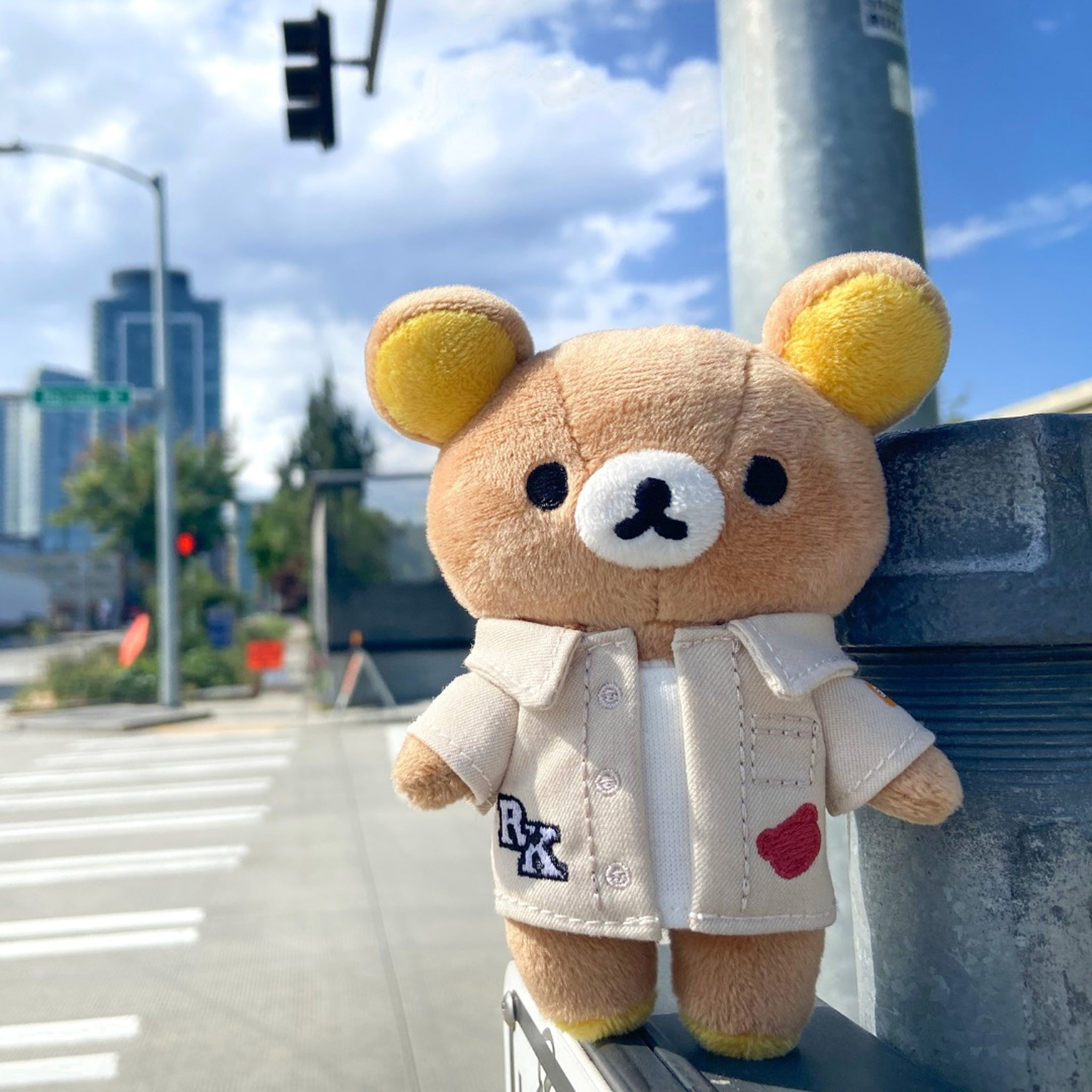 San-X Original Rilakkuma&Friend Streetwear Series Keychain Plush