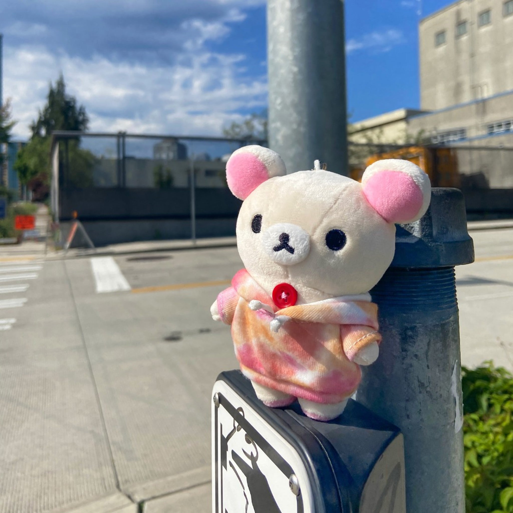 San-X Original Rilakkuma&Friend Streetwear Series Keychain Plush