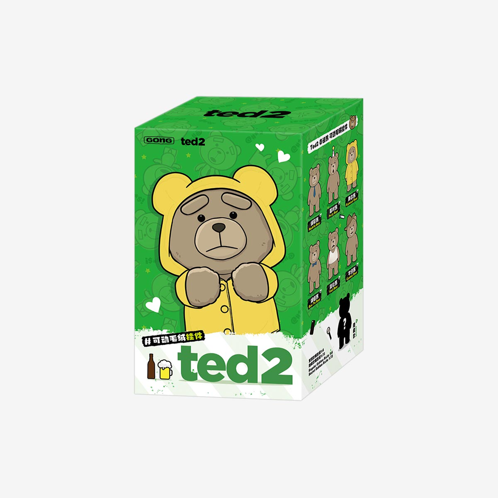 POP MART Ted2 Teddy Bear Action Plush Pendant Blind Box