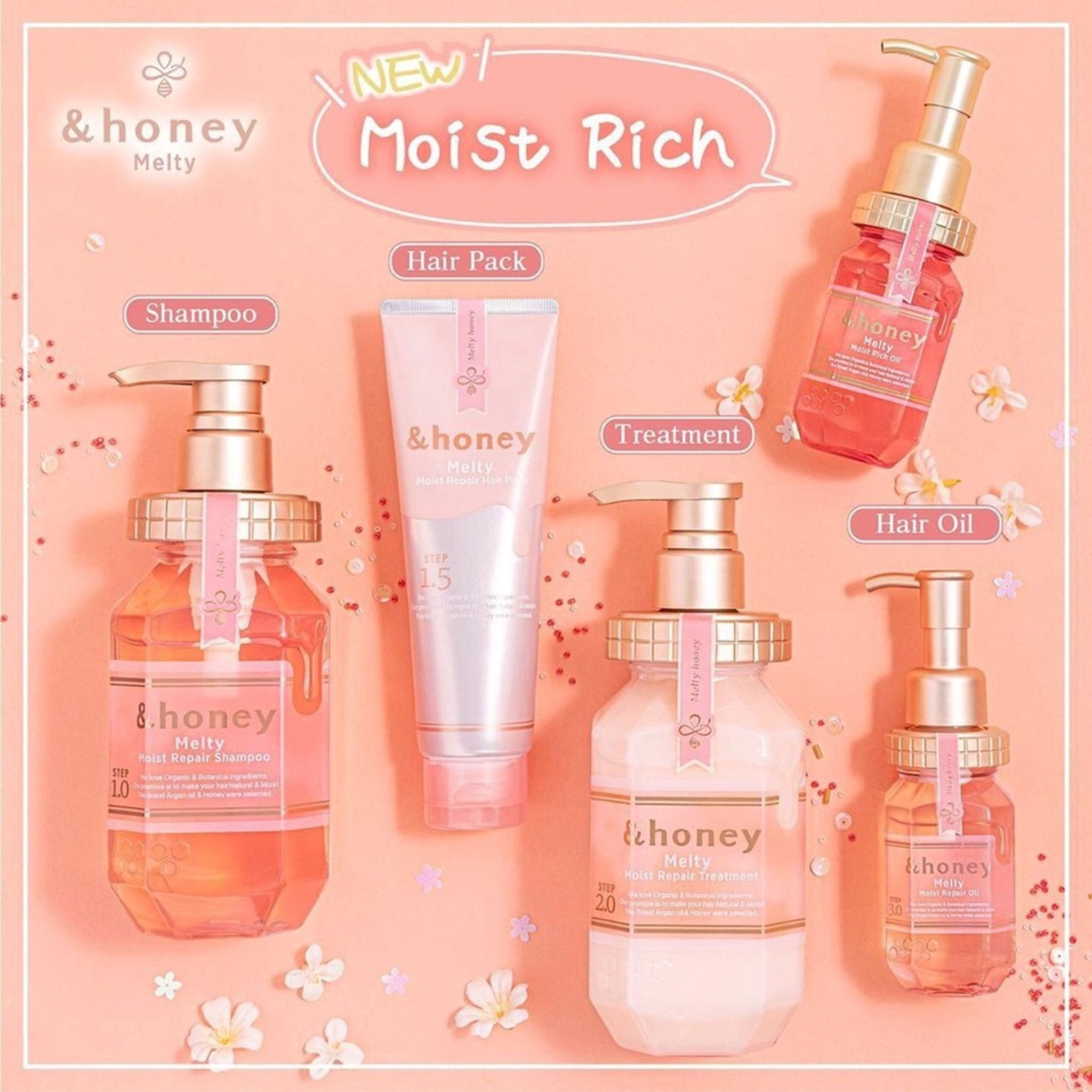 ViCREA &honey Melty Moist Repair Hair Pack 130g