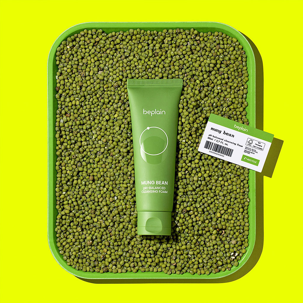beplain Mung Bean pH-Balanced Cleansing Foam 80 ml
