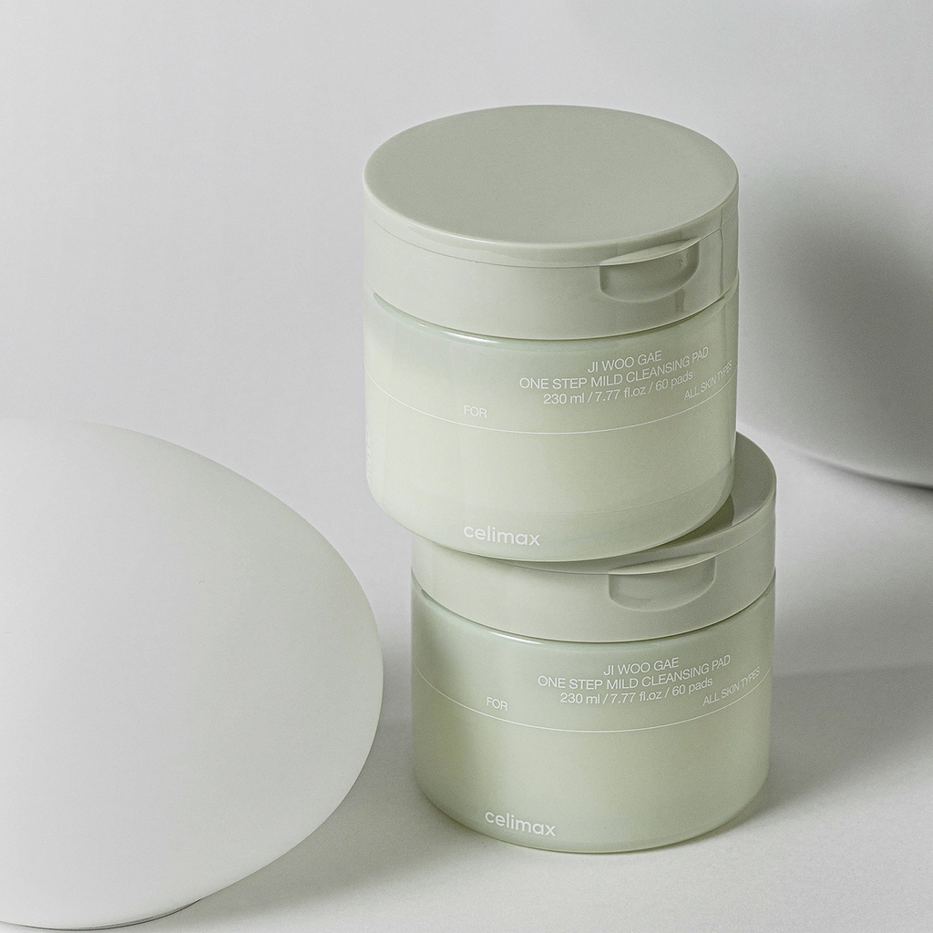 celimax JIWOOGAE One Step Mild Cleansing Pad 60 pcs