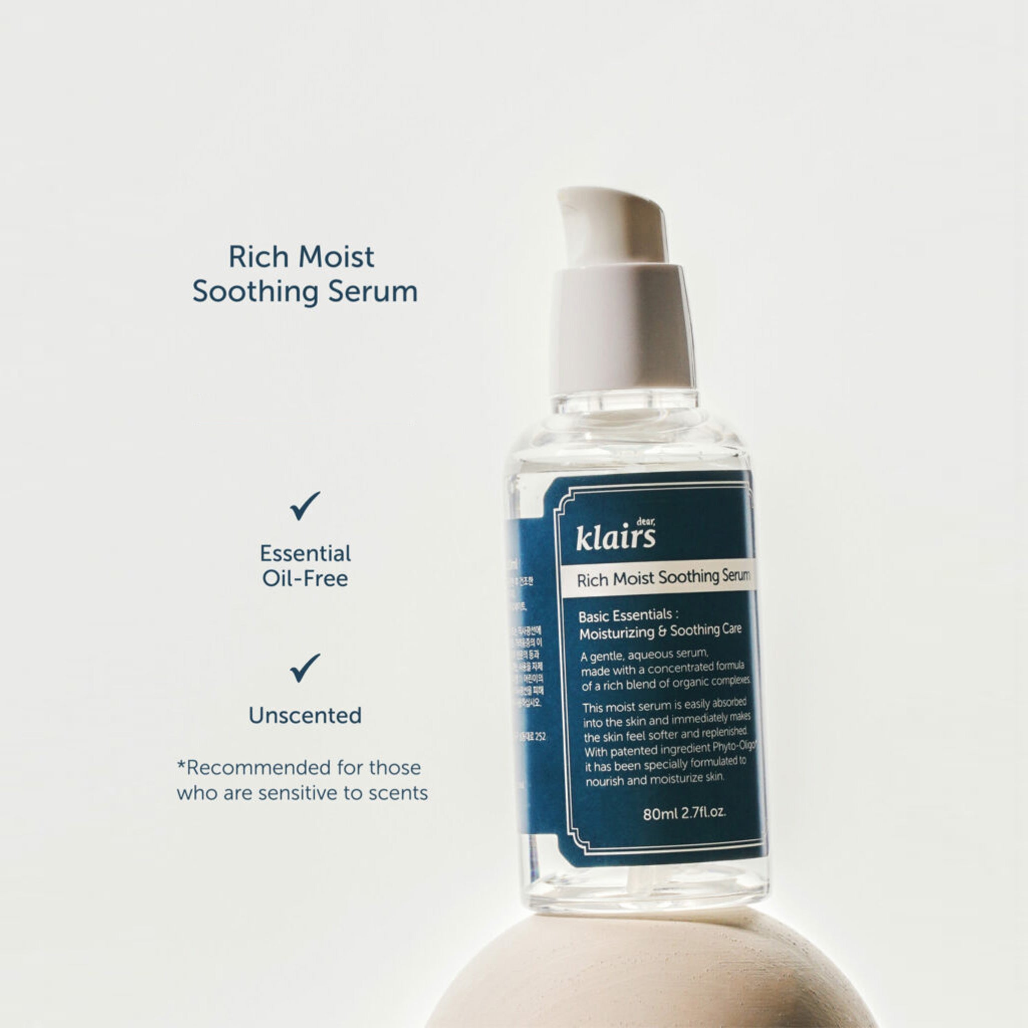 dear, klairs Rich Moist Soothing Serum 80ml