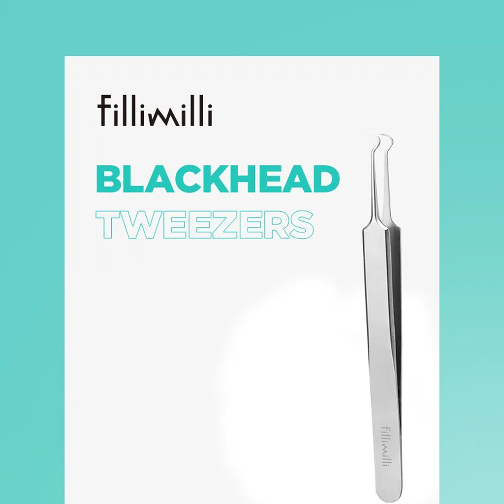 fillimilli 黑头镊子 1 件