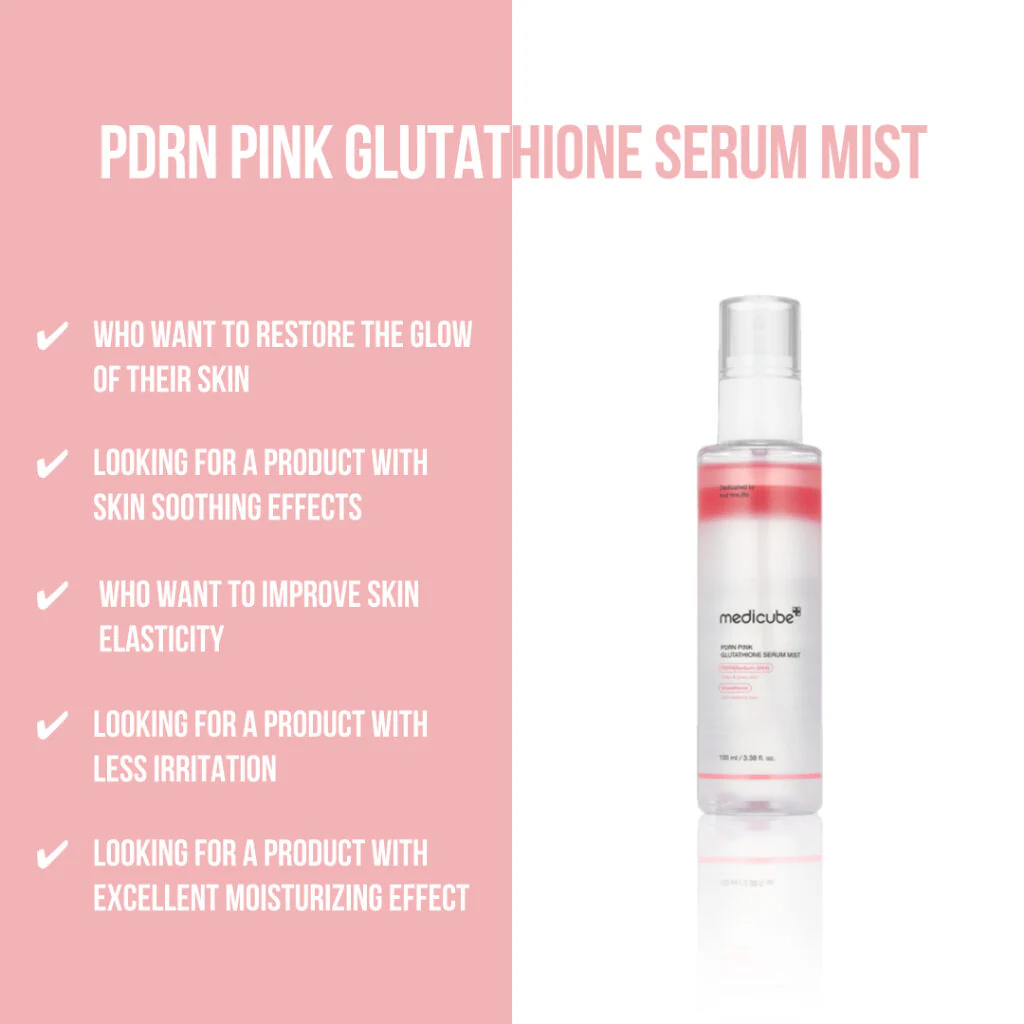 Medicube PDRN Pink Glutathione Serum Mist 100 ml
