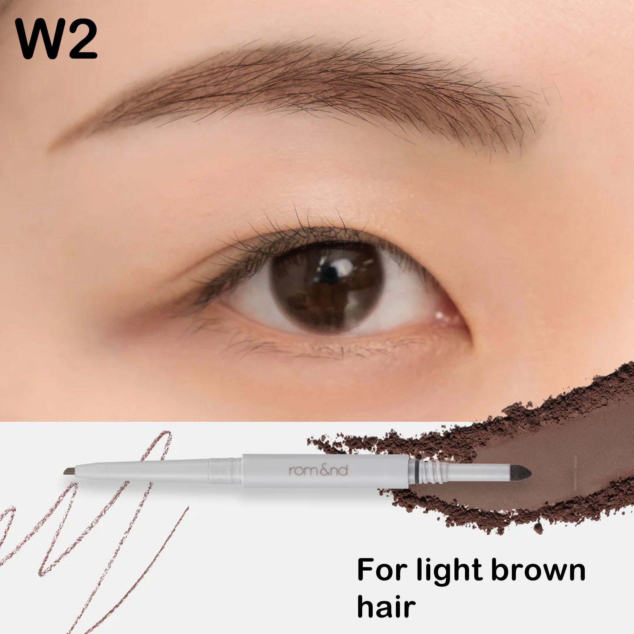 rom&nd Han All Sharp Brow 三合一柔雾气垫眉笔