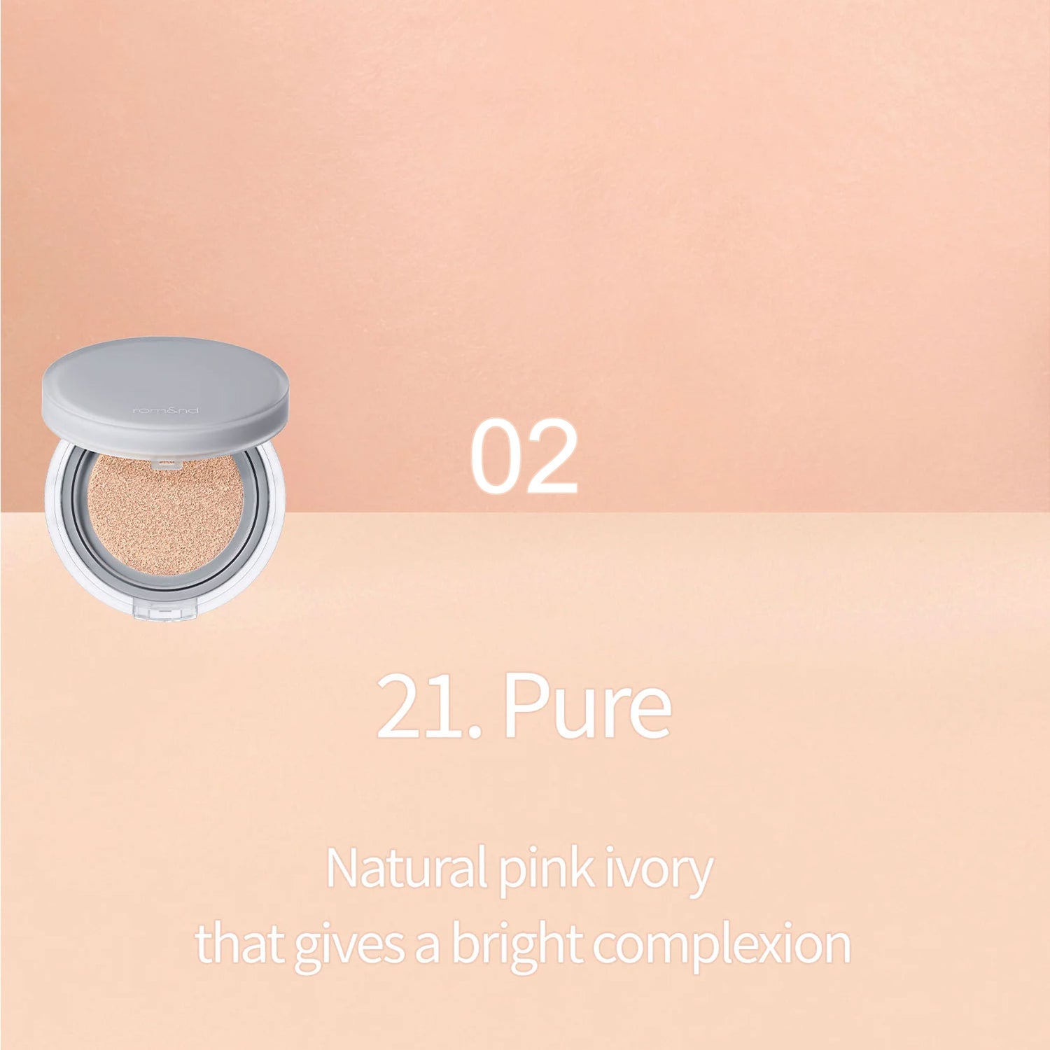 rom&amp;nd Nu Zero Cushion