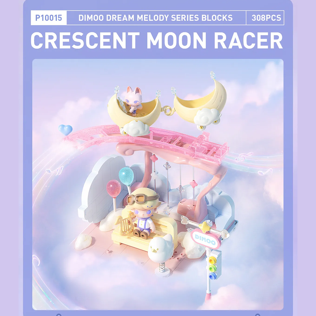 DIMOO Dream Melody Series Blocks-Crescent Moon Racer