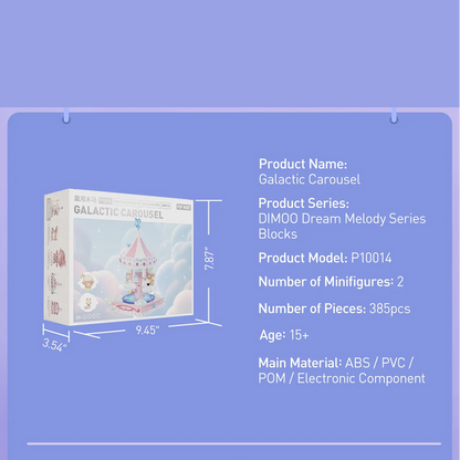 DIMOO Dream Melody Series Blocks-Galactic Carousel