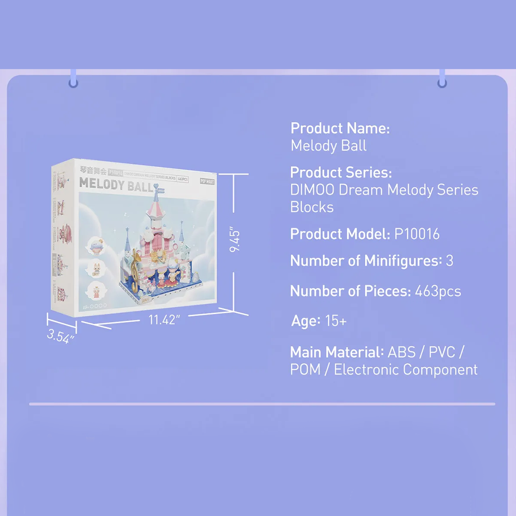 DIMOO Dream Melody Series Blocks-Melody Ball
