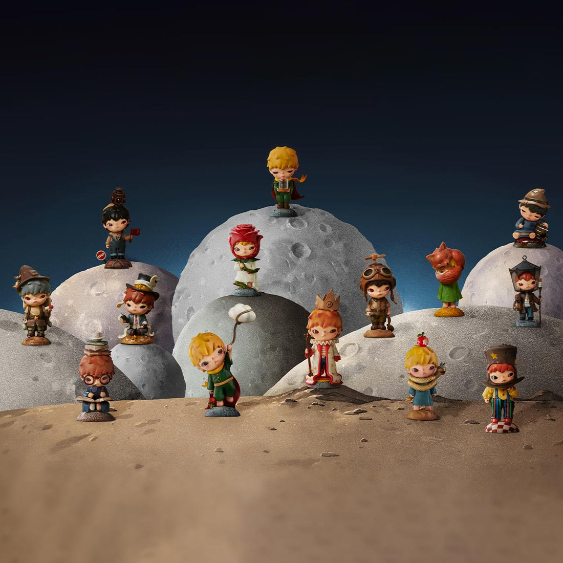 POP MART Hirono×Le Petit Prince Series Figures Blind box