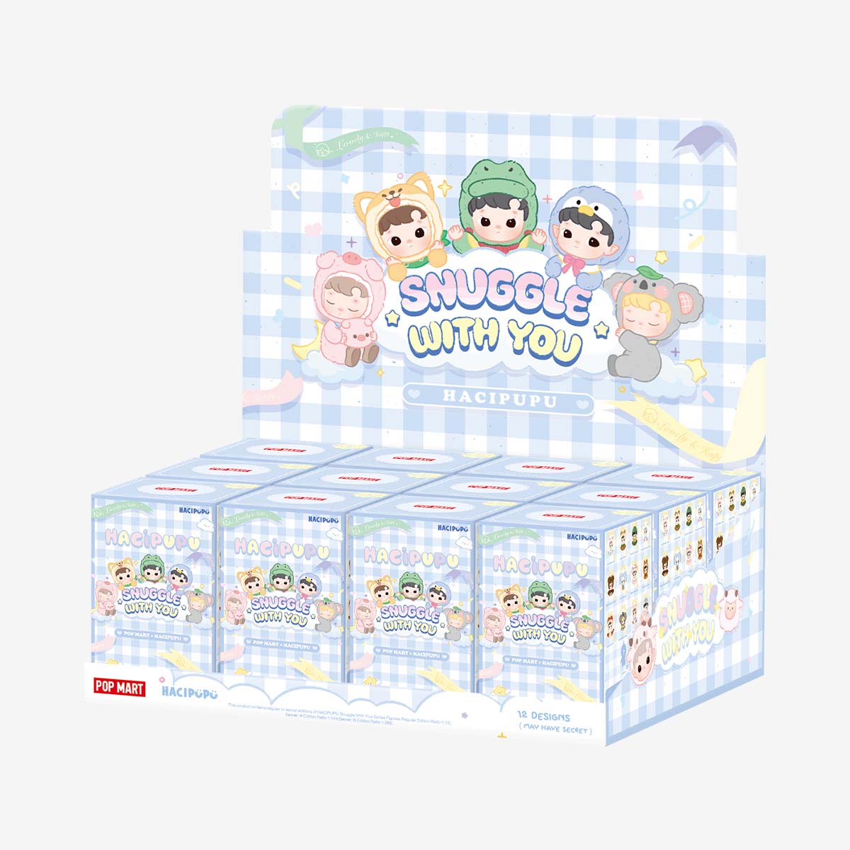 POP MART HACIPUPU Snuggle With You Series Figures Blind box