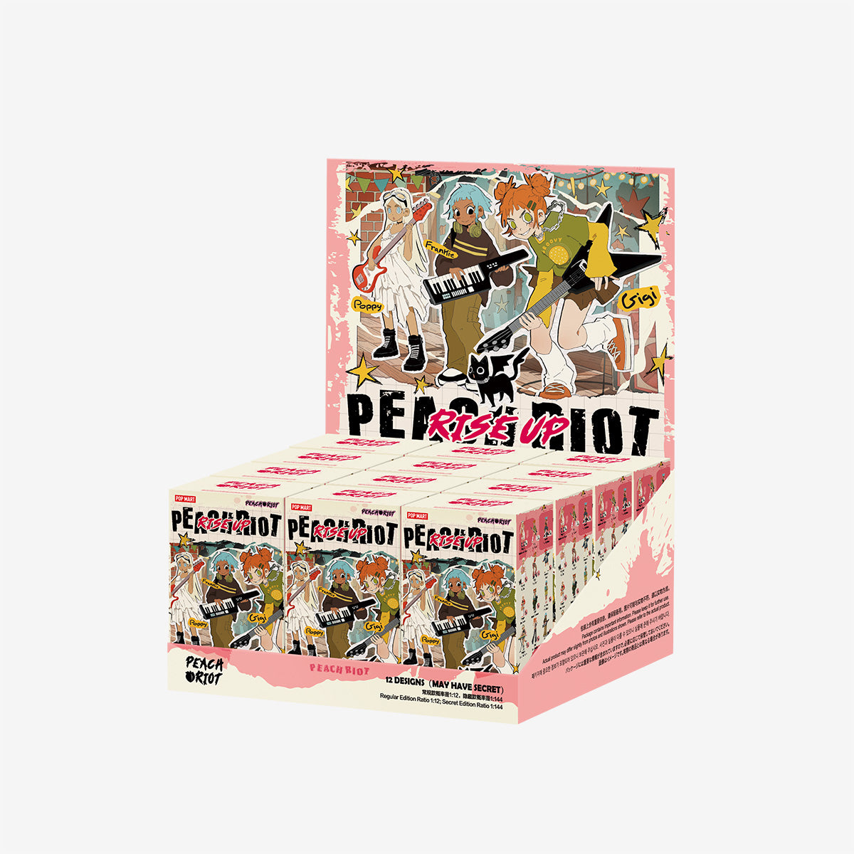 POP MART Peach Riot Rise Up Series Figures Blind box