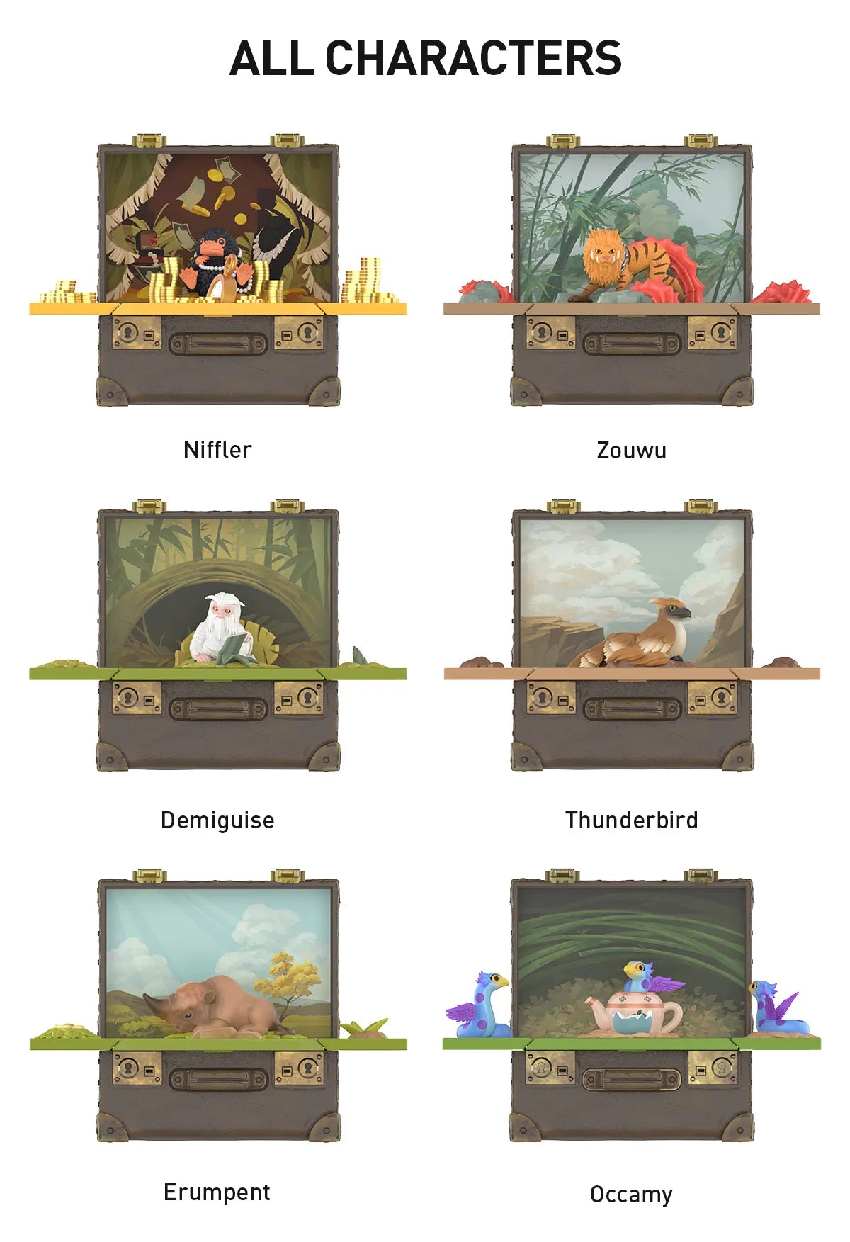 POP MART Fantastic Beasts Series Figures Blind Box