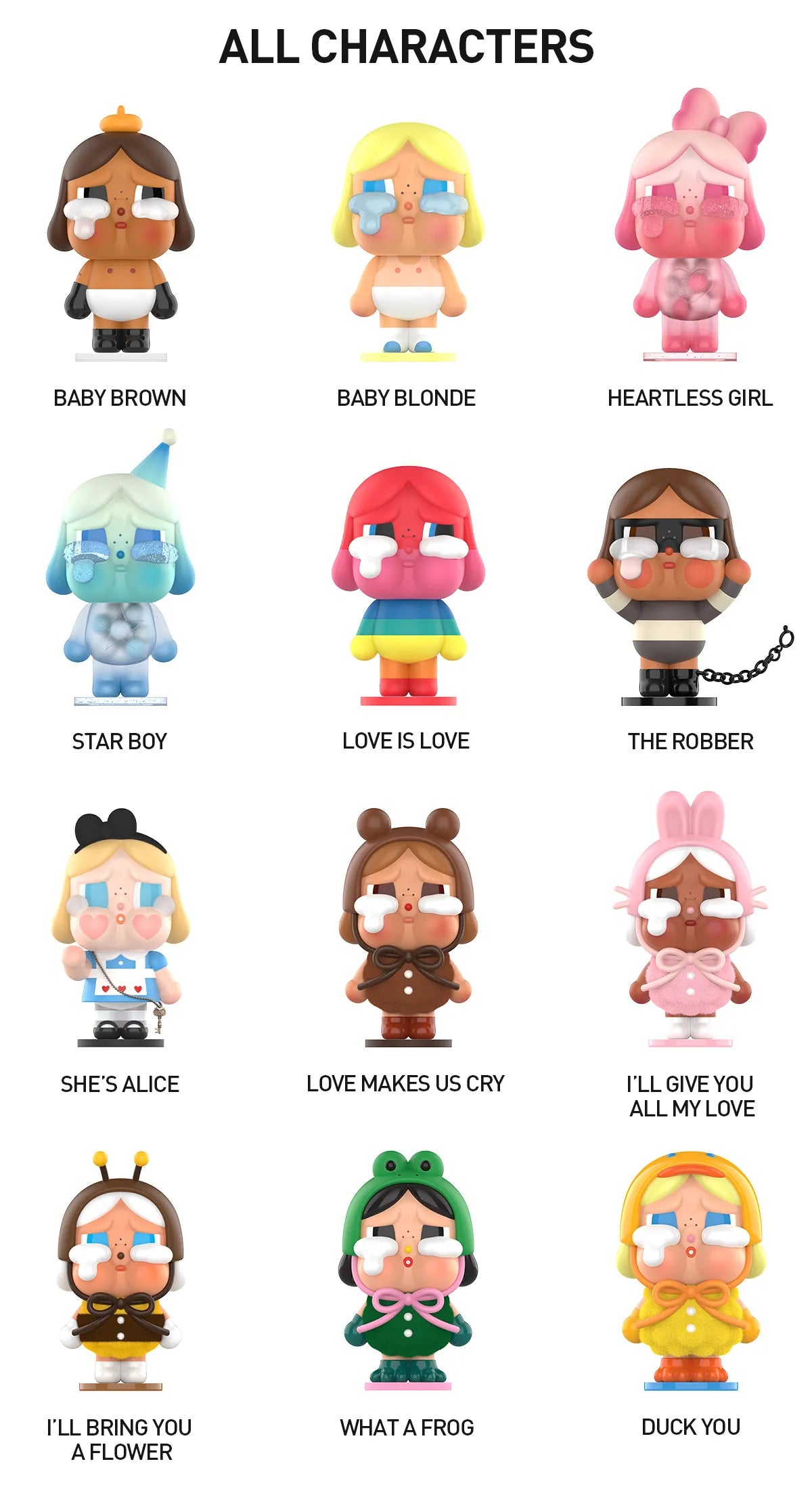 POP MART CRYBABY Crying Again Series Figures Blind Box – LAMOUR