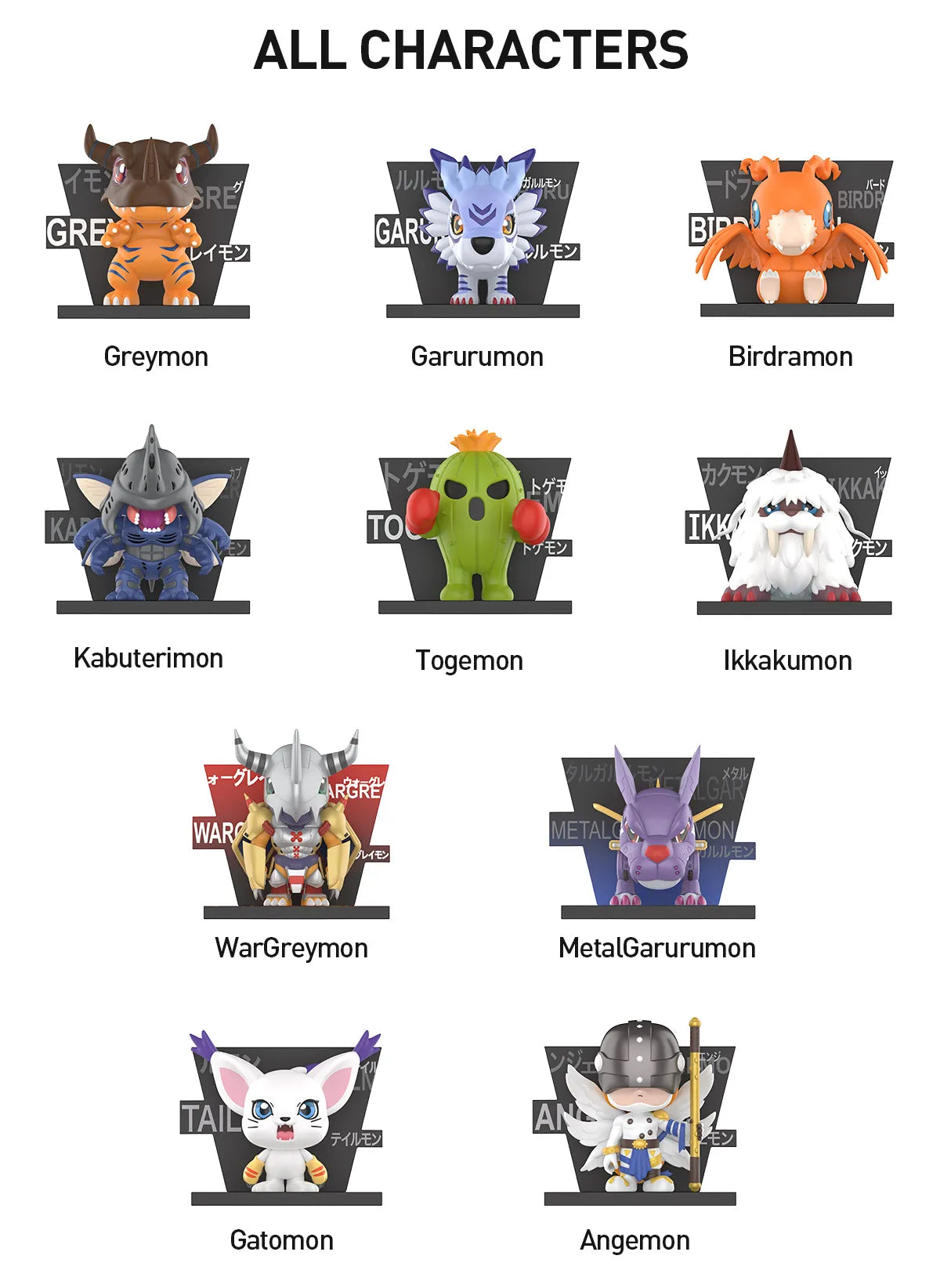 POP MART Digimon Adventure Fridge Magnet Series Figures Blind box