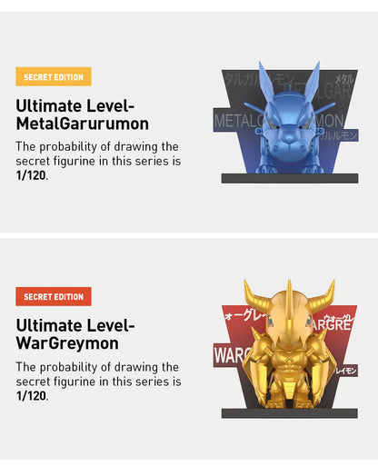 POP MART Digimon Adventure Fridge Magnet Series Figures Blind box