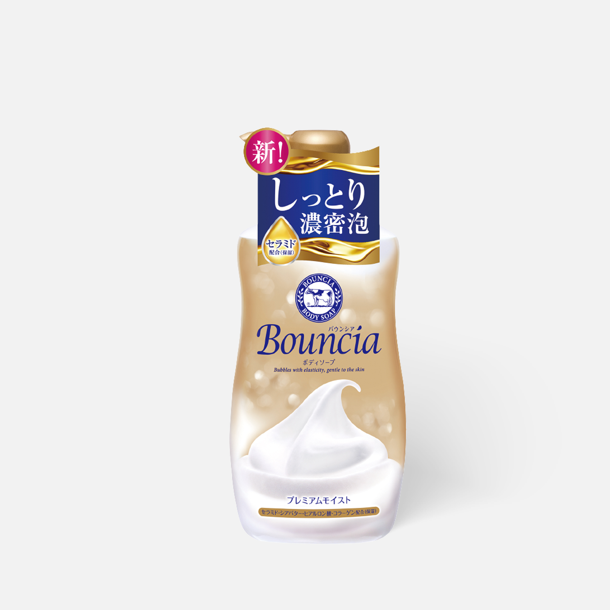 COW Bouncia Body Soap Premium Moist 460ml
