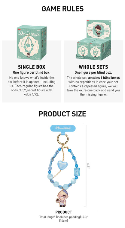 POP MART DIMOO Crush on Coffee Series-Phone Charm Blind Box