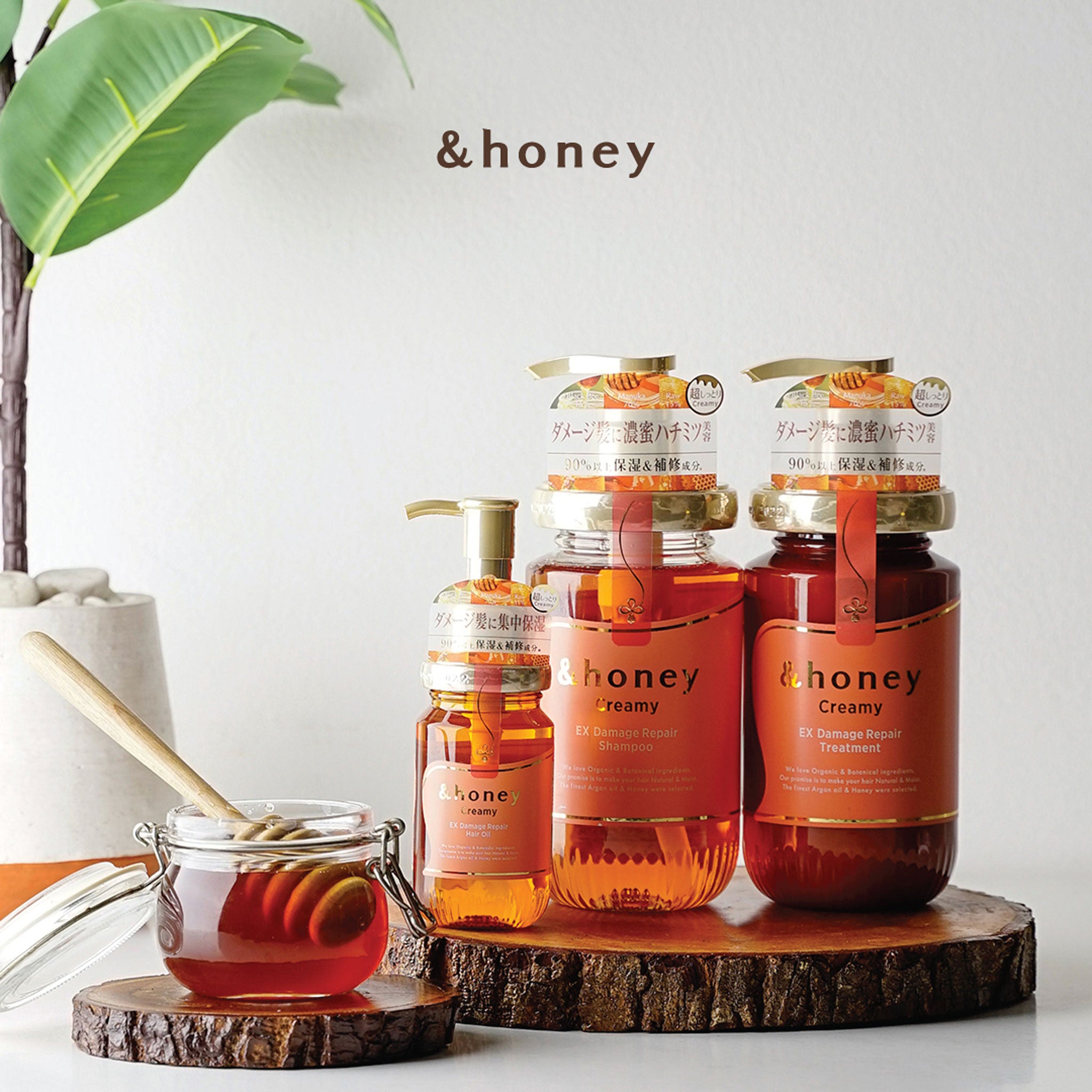 ViCREA &honey Creamy EX Damage Repair Hair Treatment 440ml