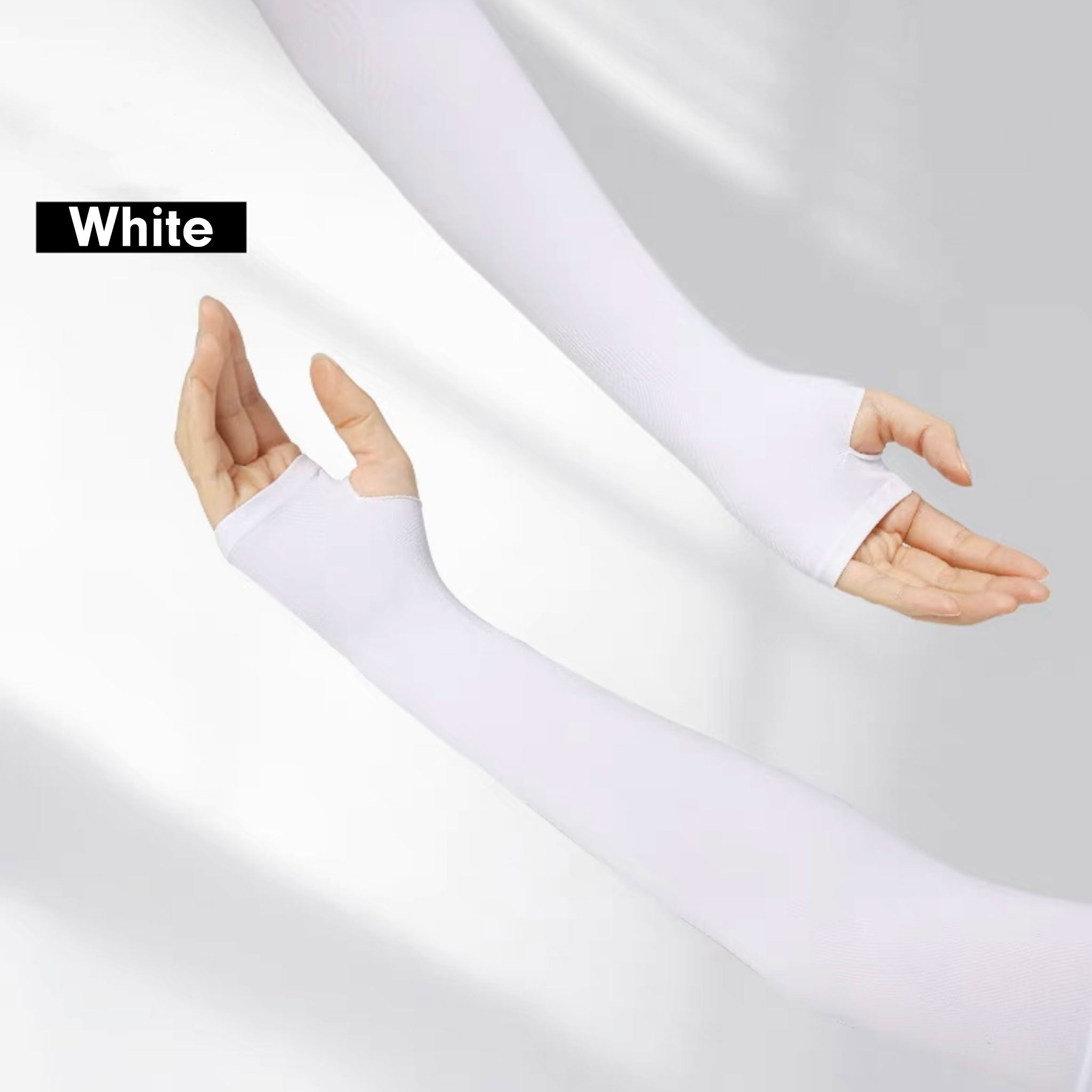 S REPUBLIC Fashion Cooling Arm Sleeves with Thumb Hole