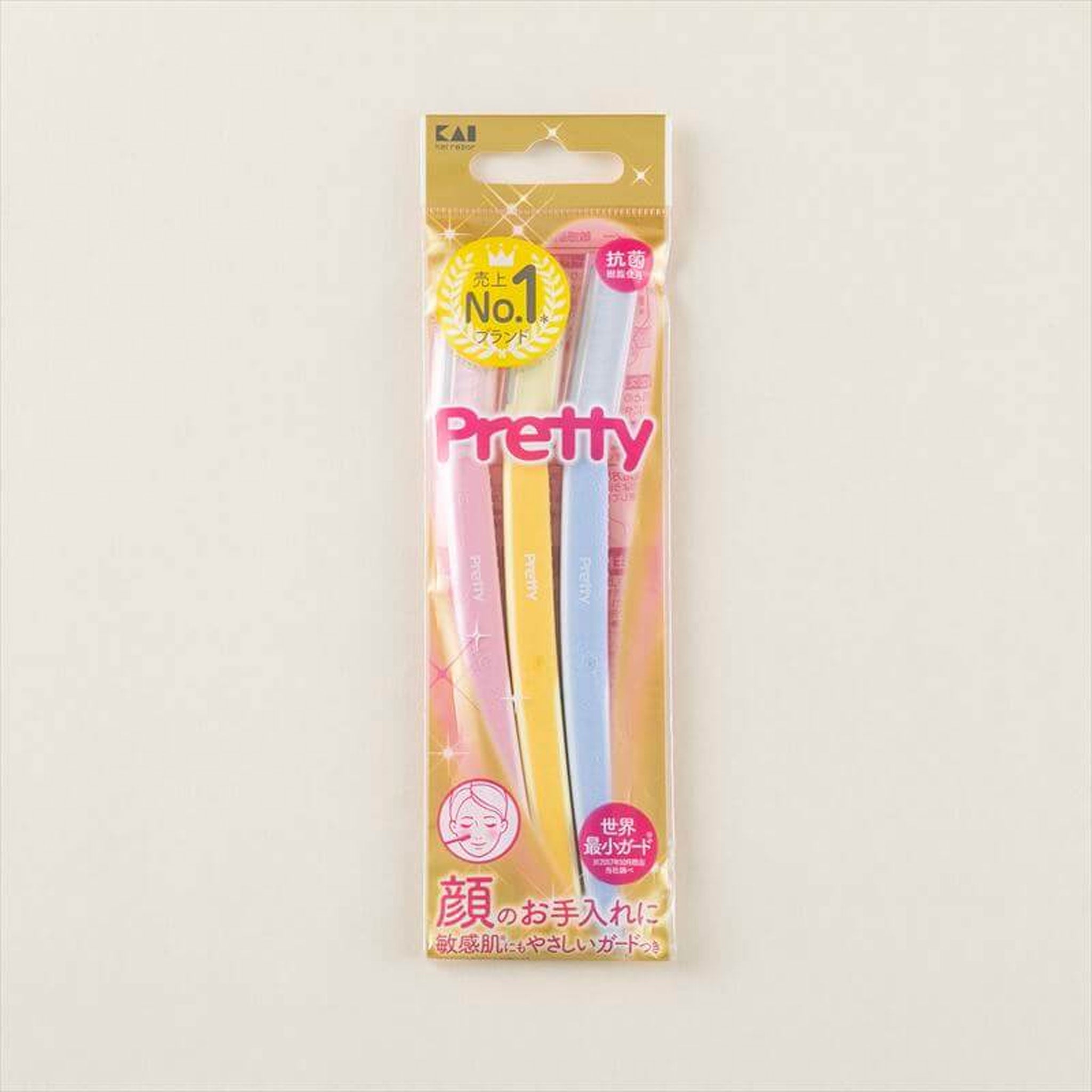 KAI Razor Pretty Safety Sensitive Skin 3pcs-L