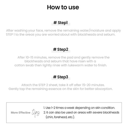 RNW 2-Step Clear Nose Pack Set