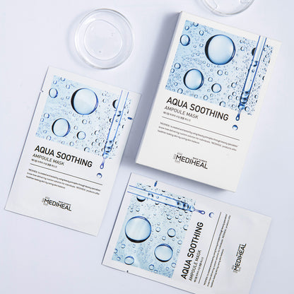 MEDIHEAL Aqua Soothing Ampoule Mask 10 pcs