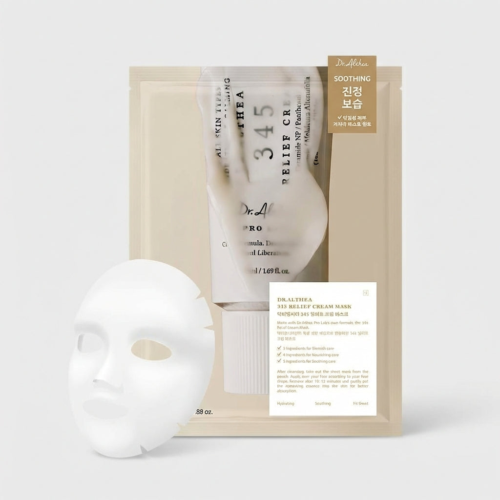 Dr. Althea 345 Relief Cream Mask 4pcs – LAMOUR Beauty & Life