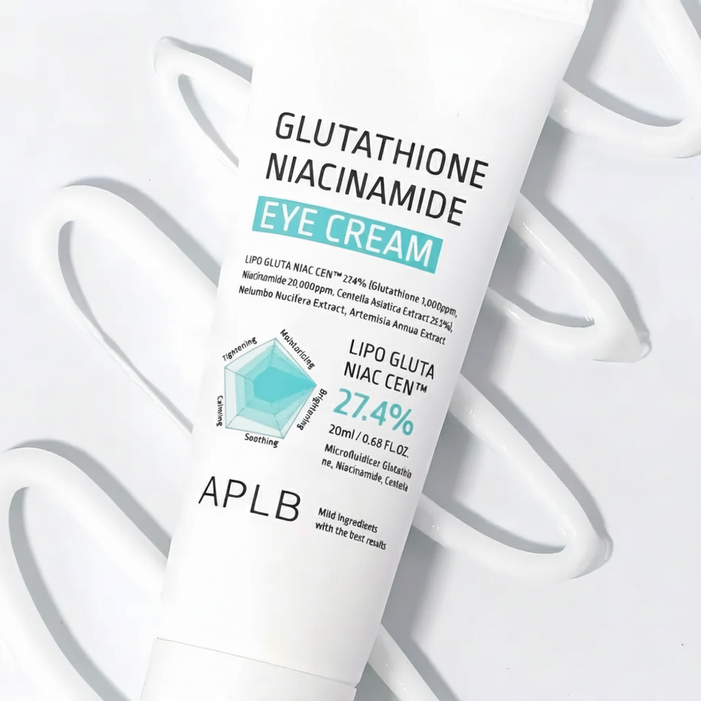 aplb glutathione niacinamide facial cream 55ml NIACINAMIDE, 55ml, Lightweight & Fast-Absorbing Feels light on the skin and soaks in quickly., Brightens Skin Helps improve skins natural glow., Evens Skin Tone inflammatory and antioxidant properties. APLB Glutathione Niacinamide Facial Cream