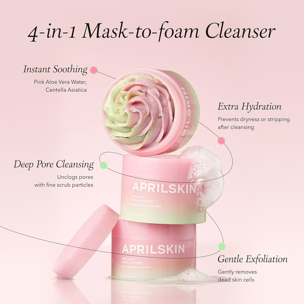 APRILSKIN 双色芦荟冰激凌质感卸妆膏 120 克