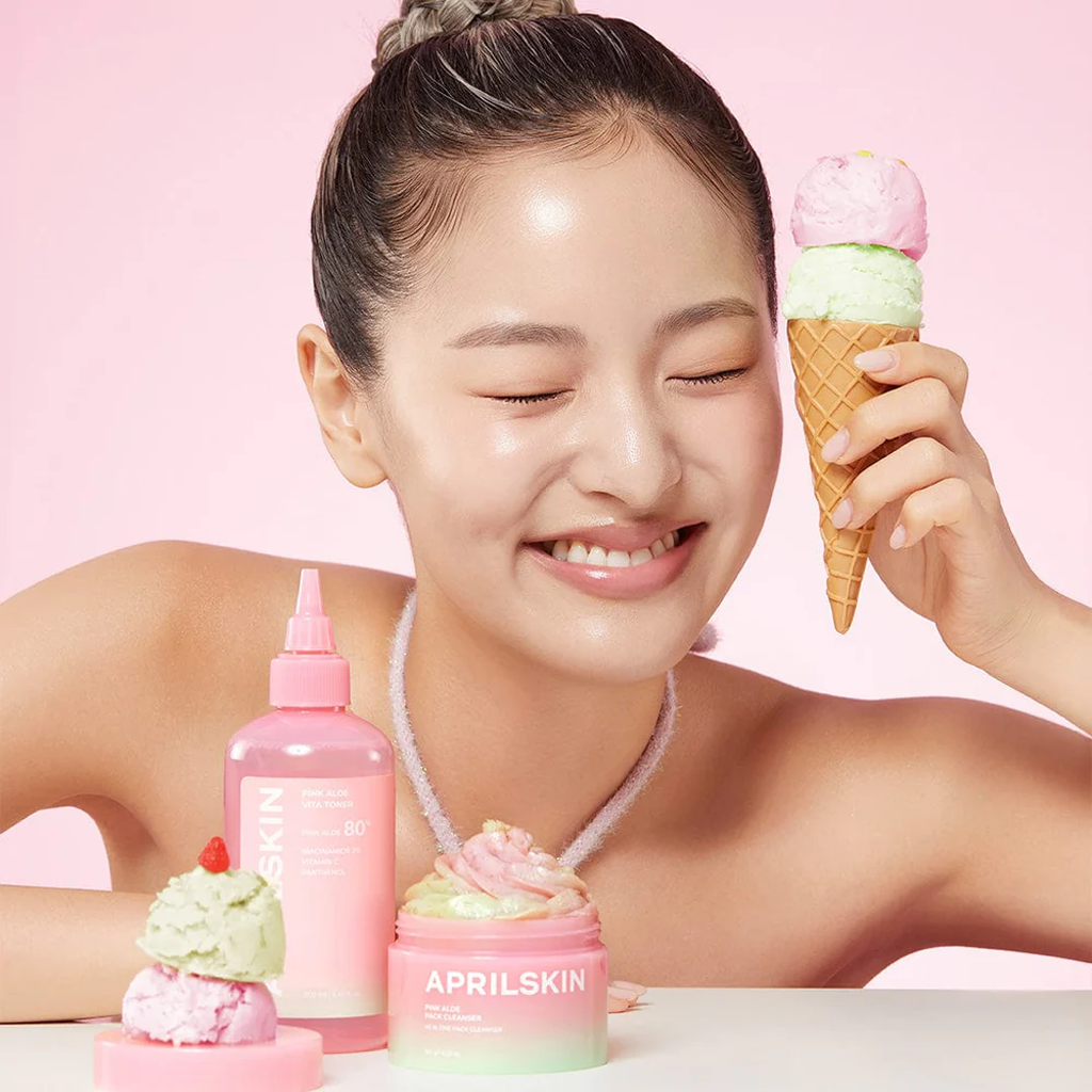APRILSKIN 双色芦荟冰激凌质感卸妆膏 120 克
