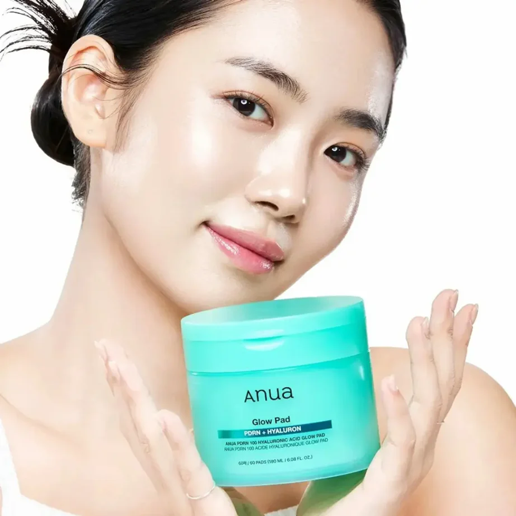 Anua Glow Pad PDRN + ヒアルロン酸 60パッド ANUA PDRN 100 Hyaluronic Acid Glow Pad (60 pads) – Skin Cupid