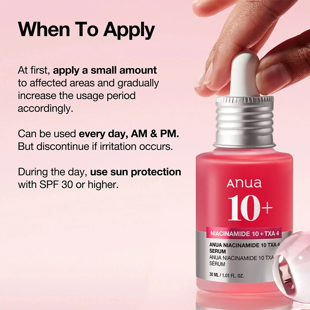 Anua Niacinamide 10% + TXA 4% Correcting Serum 30 ml