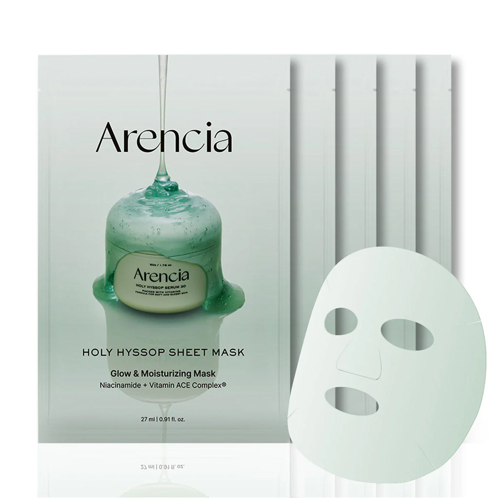 Arencia Holy Hyssop 面膜 5 片