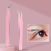 Arrebol Pink Tweezer 1 for false eyelashes application