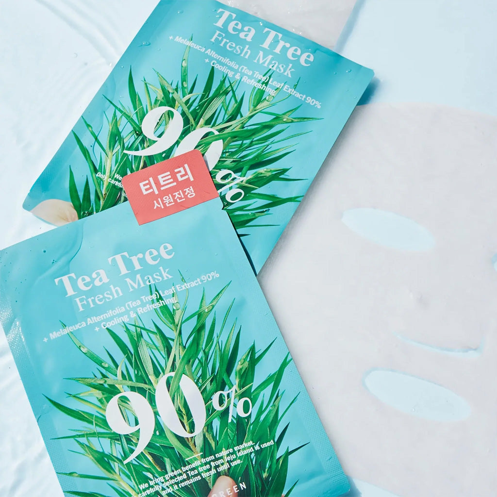 BRING GREEN 茶树 90%清新面膜 10pcs