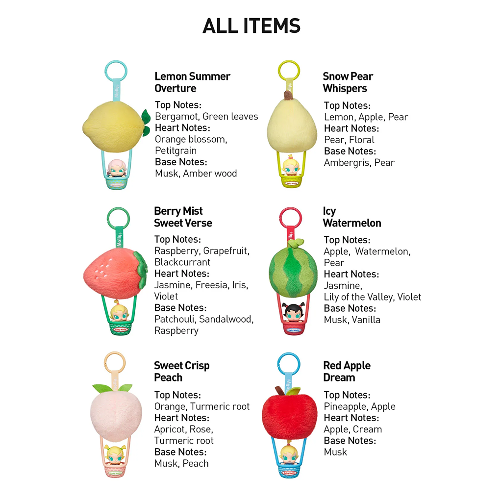 Baby Molly Fruity Aroma Series- Sachet Pendant Blind Box 1pc